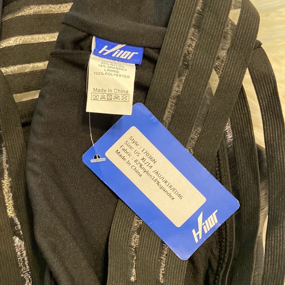 Hilor Women’s One Piece Swim color black brand new with tag size XL /14 - Picture 6 of 8